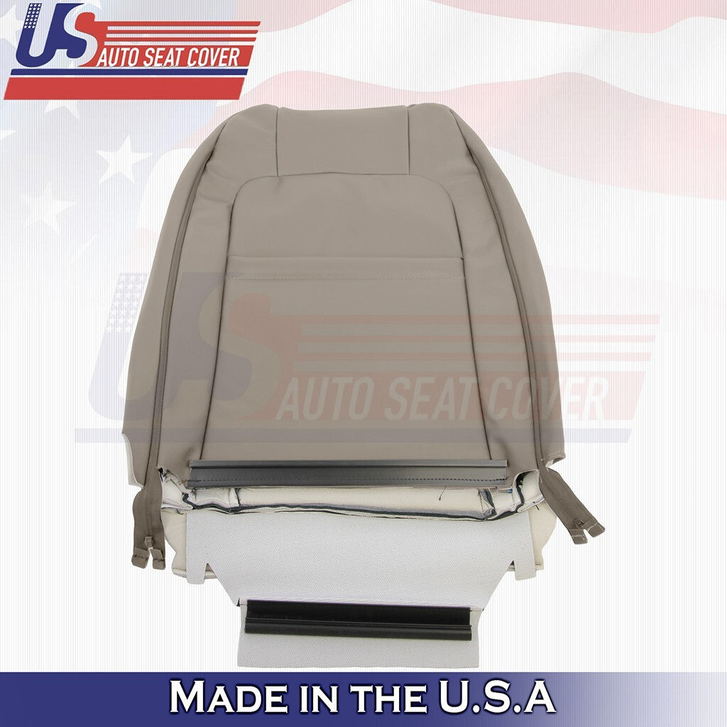 2015 to 2022 Fits GMC Canyon SLT Driver & Passenger Tops Leather Cover Tan