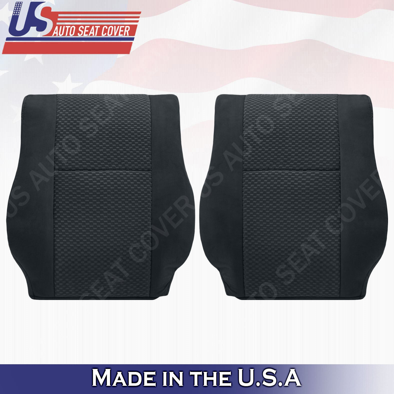For 2007 2008 2009 2010 2011 2012 Toyota Tundra Left OR Right Cloth Covers Black