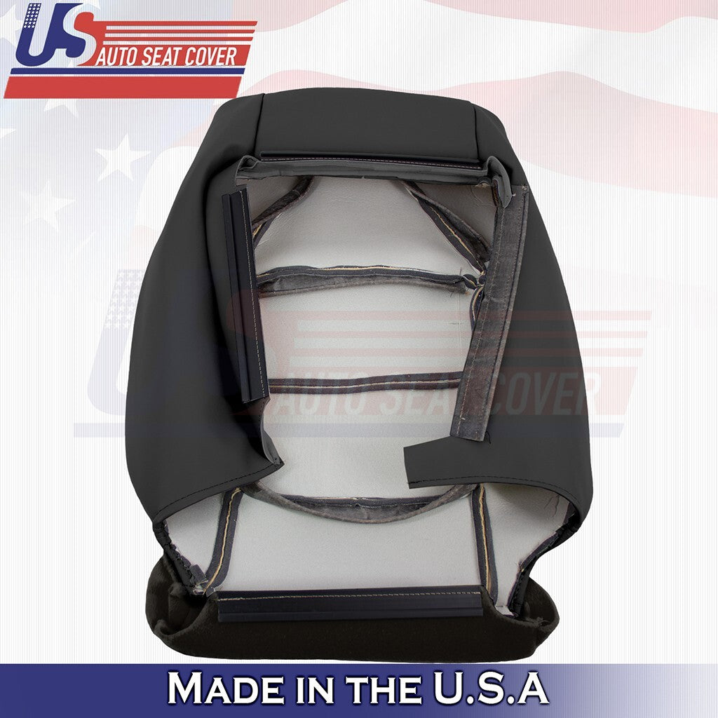 2002 2003 Compatible with Acura TL Type S Passenger Top Leather Seat Cover Black