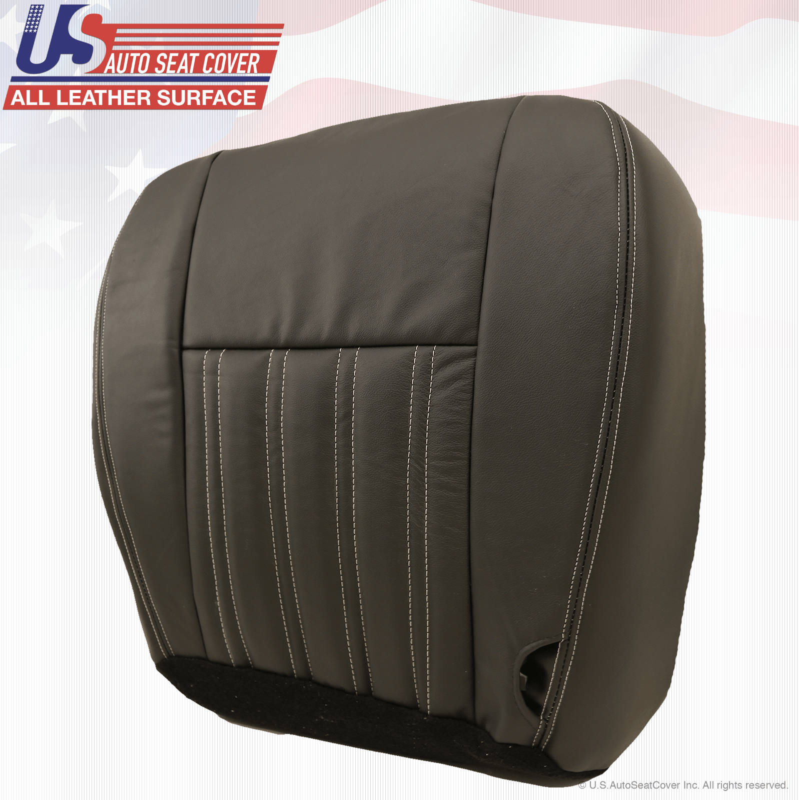 2004 Ford F250 F350 Harley-Davidson 4X4 Passenger Bottom Leather Seat Cover Blk