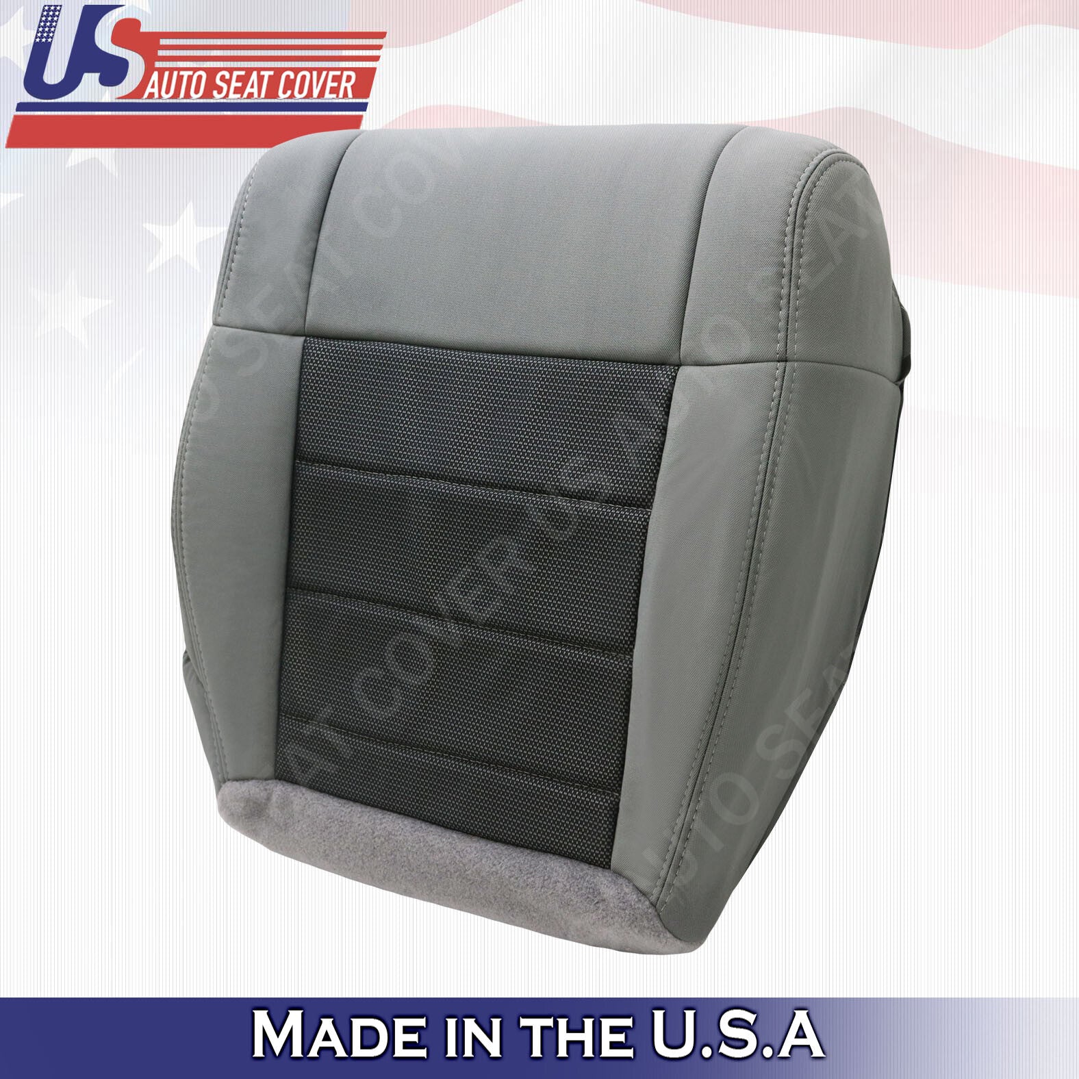 PASSENGER BOTTOM Fabric Cover Dk Gray 2008 2009 2010 For Jeep Wrangler Unlimited