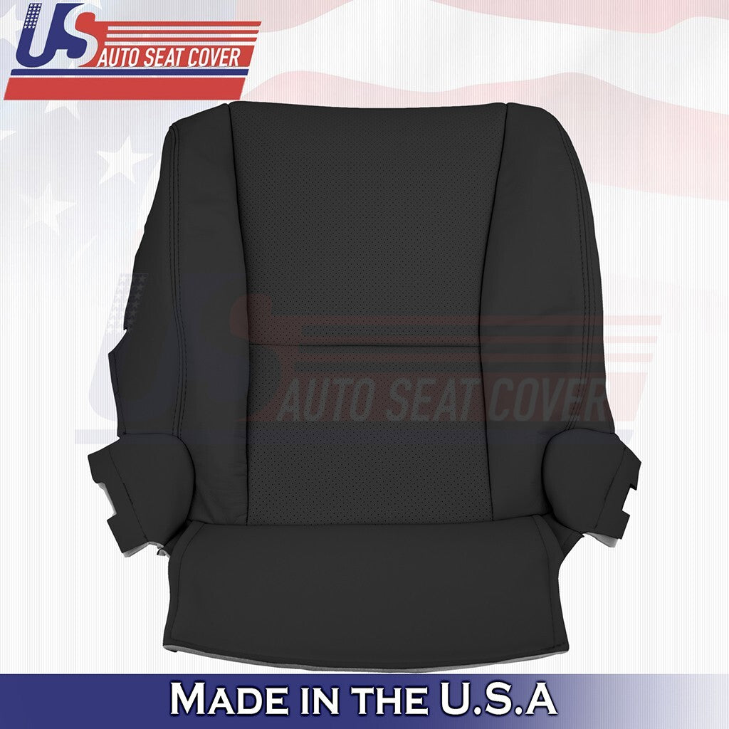 2007 to 2012 For Lexus LS600h Driver & Passenger Bottoms Leather Cover Black