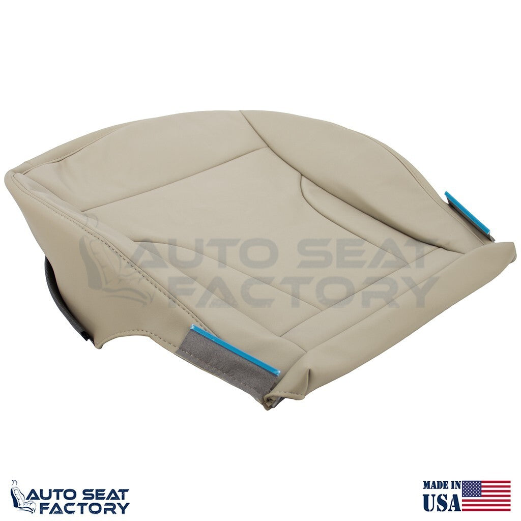 Replacement Fits 2013 - 2017 Audi Q5 PASSENGER Bottom Beige Leather Seat Cover