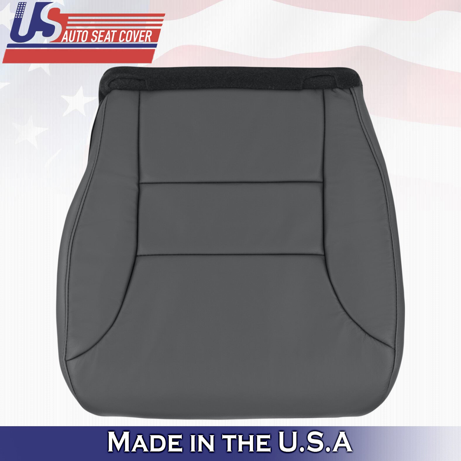 2005 2006 2007 For Honda Odyssey LX & EX Driver Bottom Leather Seat Cover Black