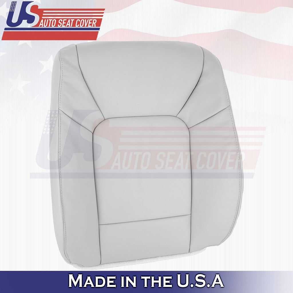 2009 2010 2011 Fits Honda Pilot Driver Bottom & Top Leather Seat Cover Gray