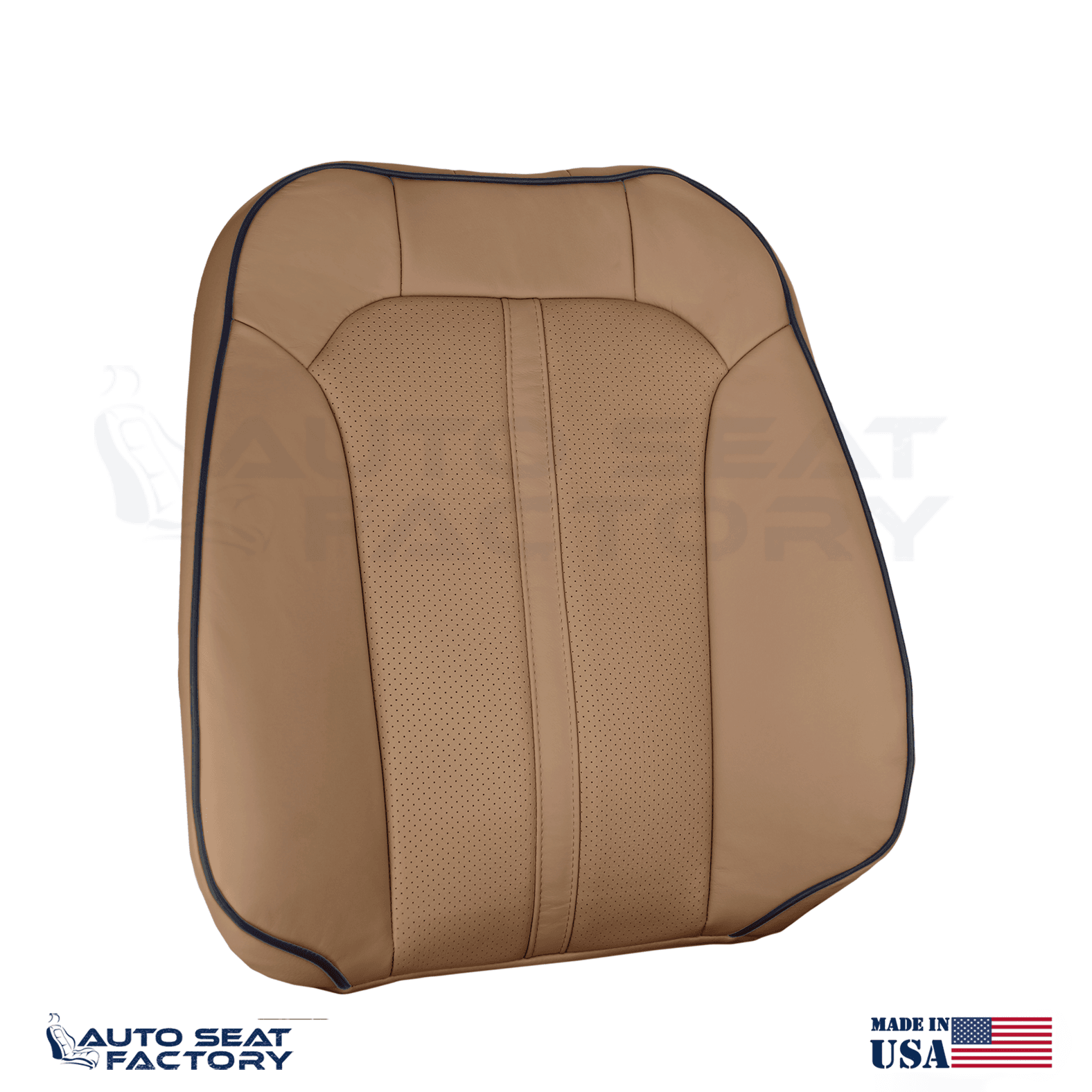 Replacement 2011 -2015 Lincoln MKX Perforated Canyon Vinyl Seat Covers 4PCS