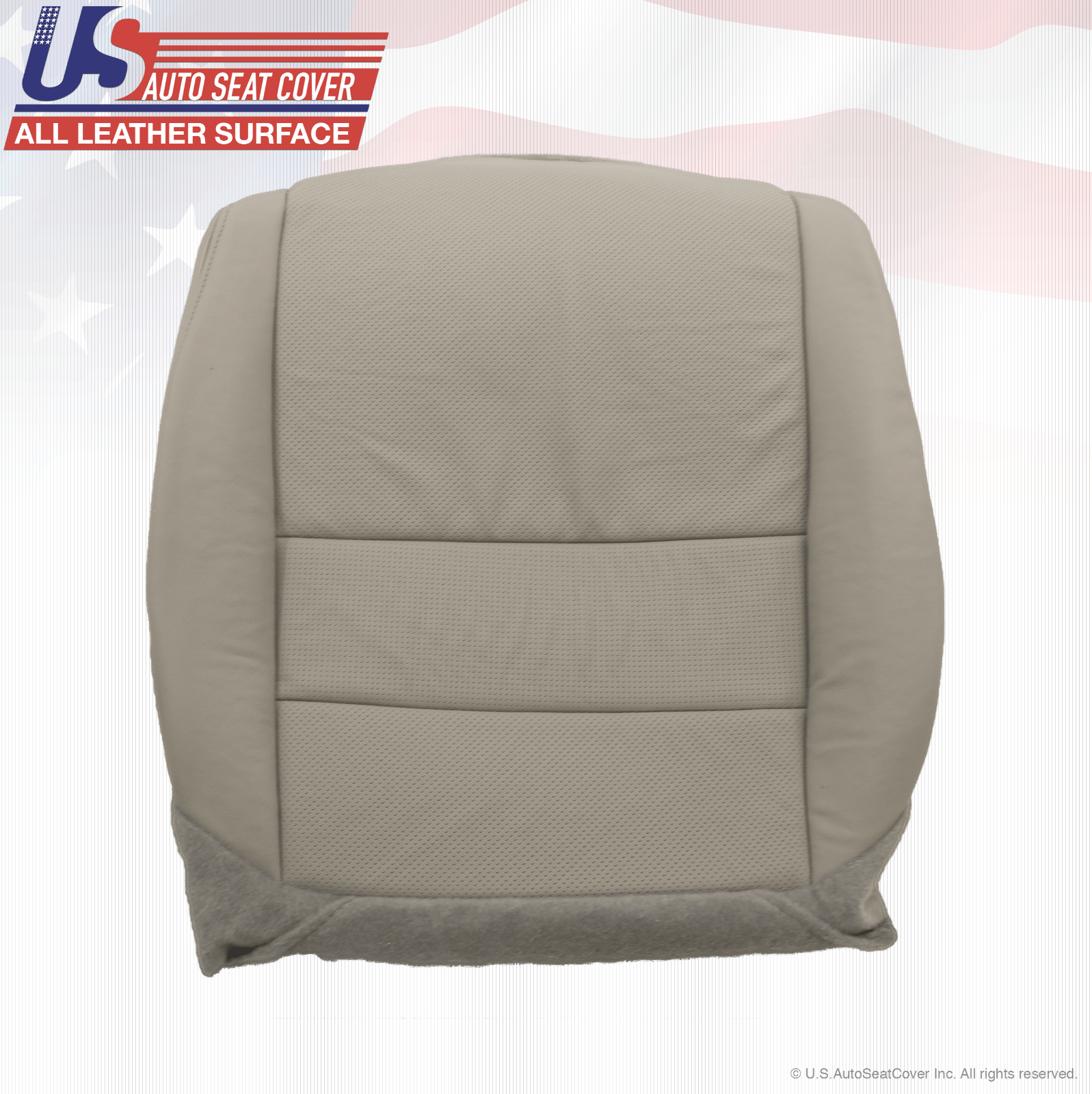 For 2007 Acura TL Front Driver Bottom Replacement Cover Perforated Leather Gray