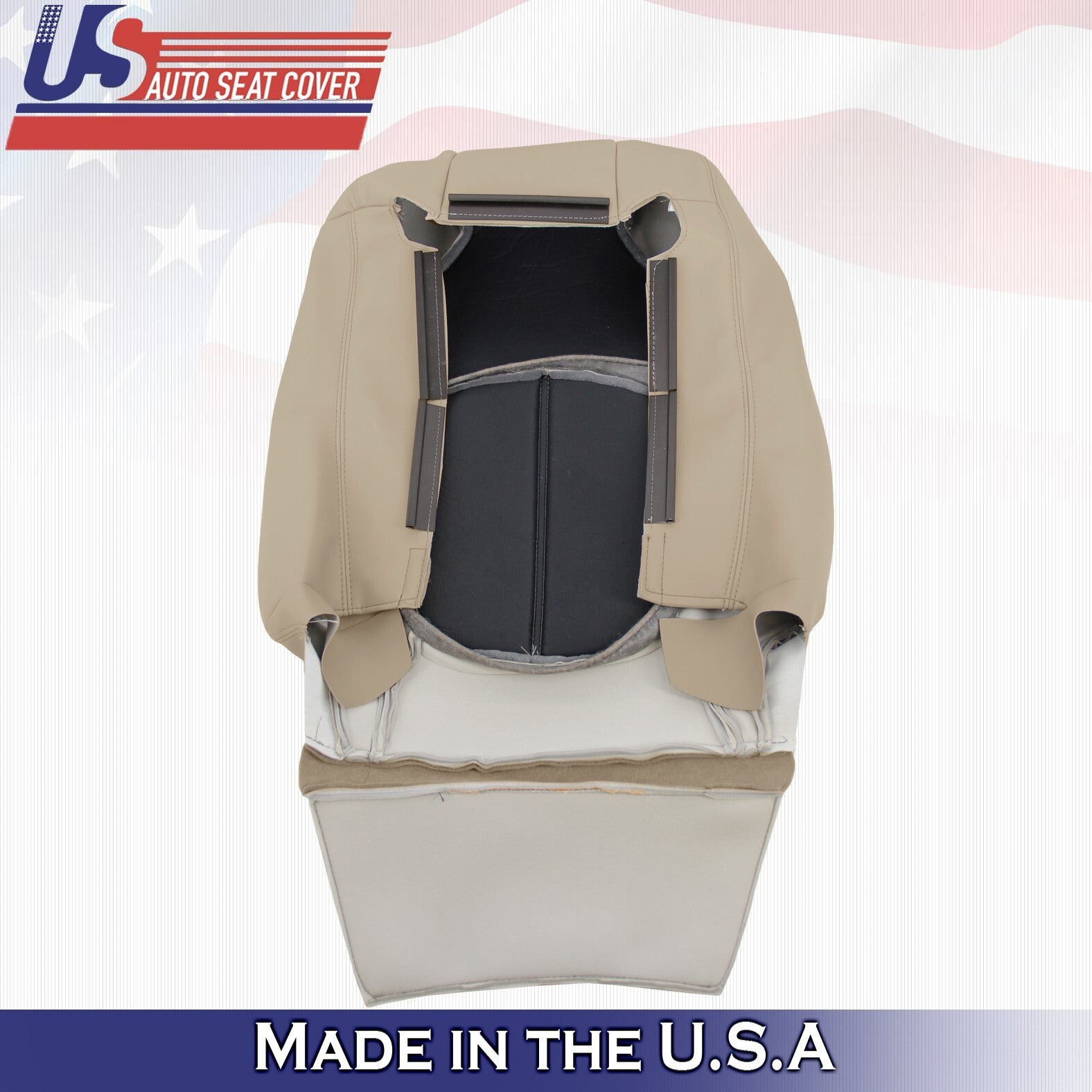2008-2012 For Buick Enclave Driver & Passenger Tops & Bottoms Covers Tan