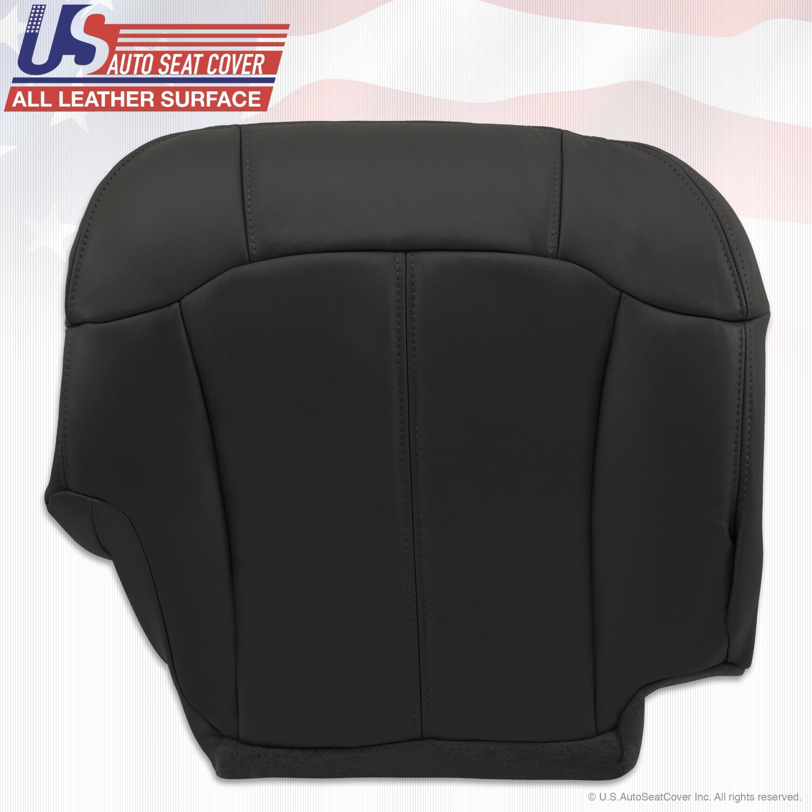 1999 2000 2001 2002 Silverado GMC Sierra Replacement leather seat cover Graphite