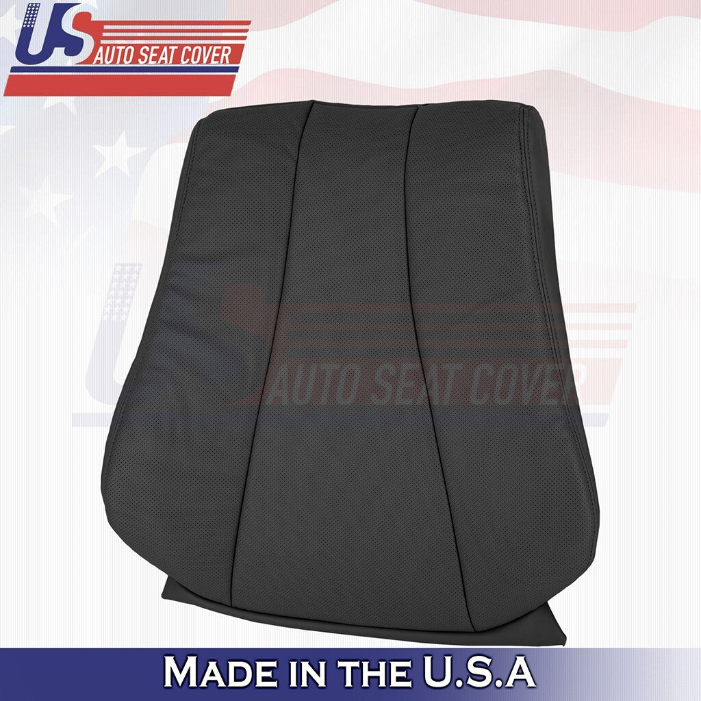 2000 to 2006 Fits Mercedes Benz S430 Passenger Bottom &Top Leather Cover Black