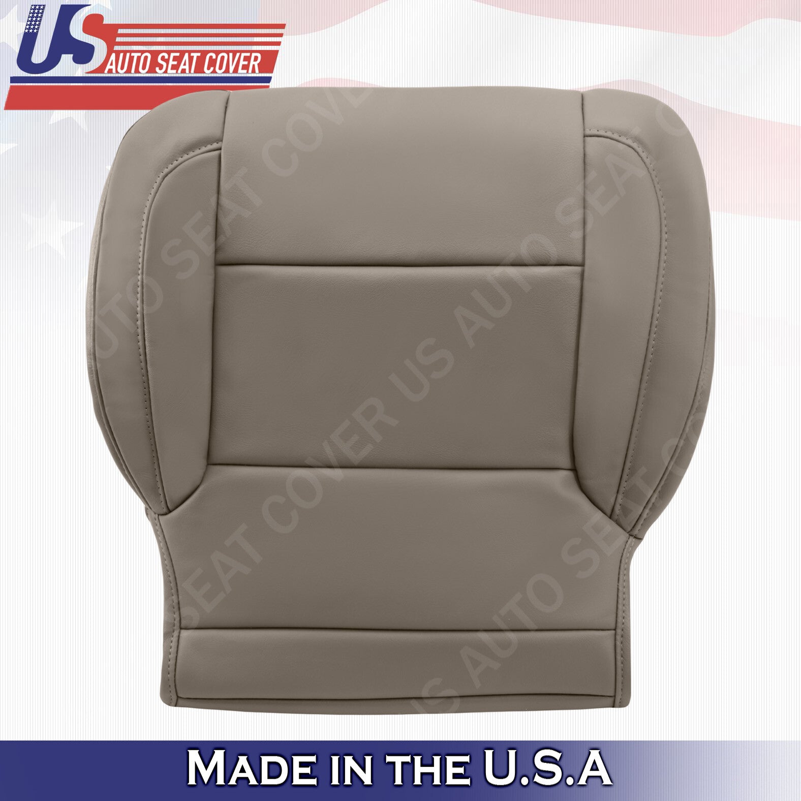 Driver Bottom Leather Seat Cover 2015 -2018 Chevy/GMC Tahoe, Suburban, Yukon TAN