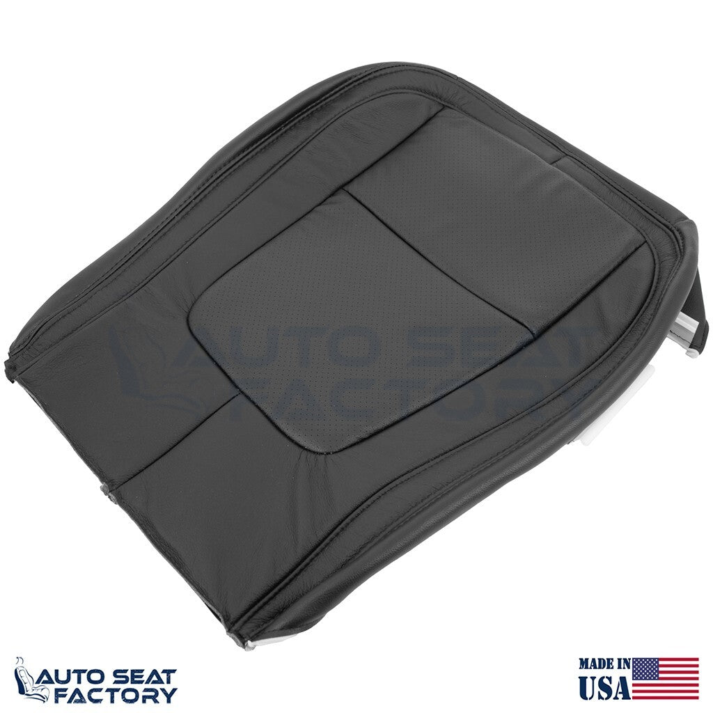 2009 - 2015 Fits Jaguar XF X2 RIGHT Bottom Black Vinyl Seat Cover, Perforated