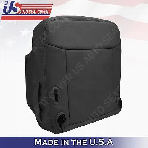 2003 2004 2005 2006 For Lincoln Town Car Passenger Top Bottom Leather Cover Blck
