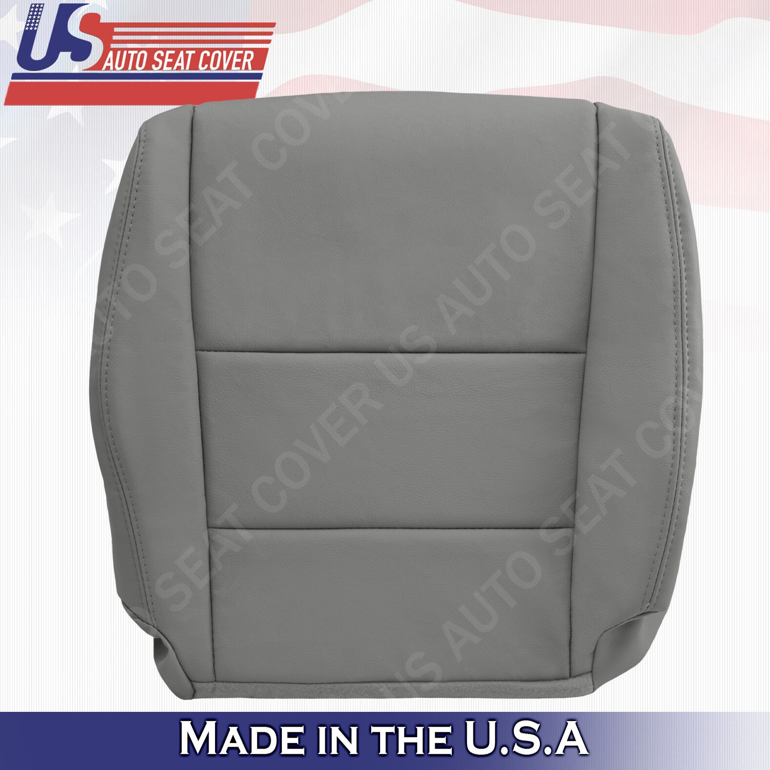 DRIVER PASSENGER Bottom Leather Seat Cover Gray 2008 to 2012 FOR HONDA ACCORD