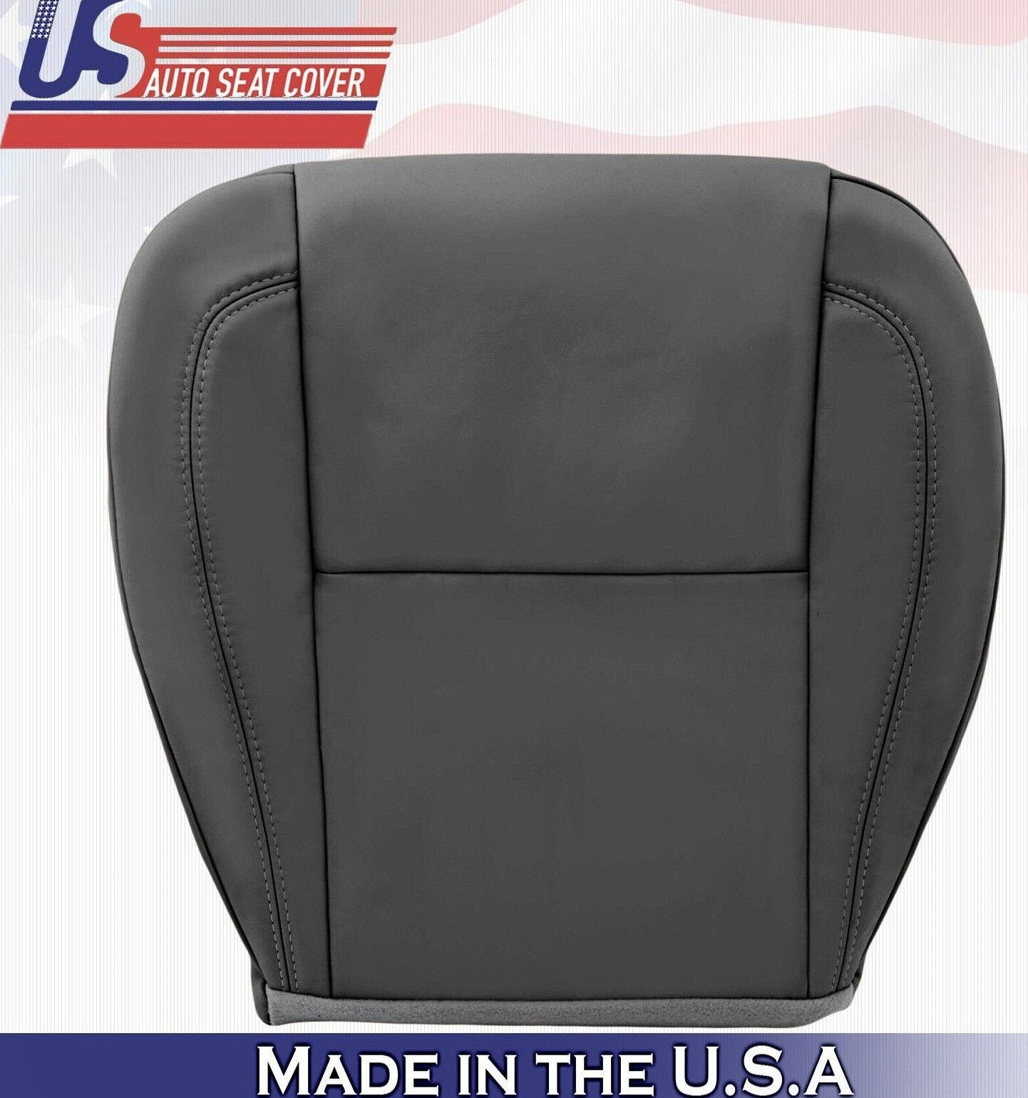 2004 2005 For Lexus GS400 Passenger Side Bottom Synthetic Leather Seat Cover BLK