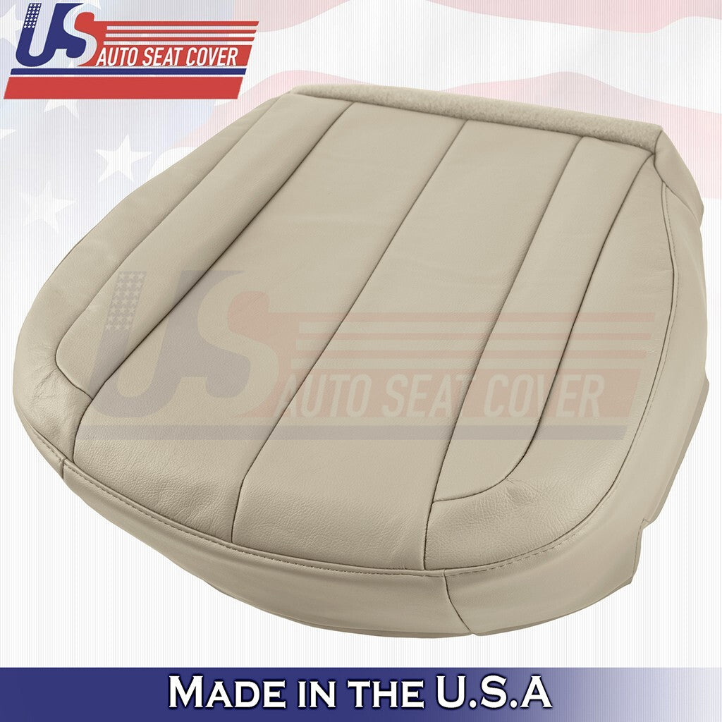 2000 to 2004 Fits Toyota Avalon Passenger Bottom Leather Seat Cover Ivory Tan