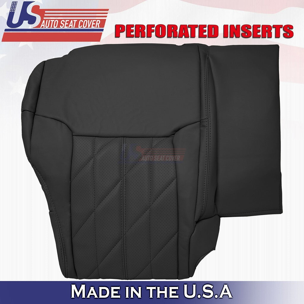 2009 to 2013 For Infiniti FX35 FX37 FX50 Rear Tops Leather Seats Cover Black