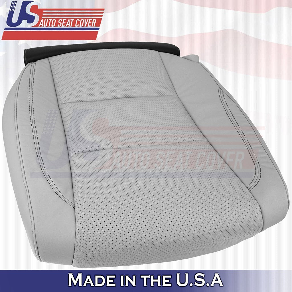 2013 to 2018 For Toyota Avalon Driver &Passenger Bottoms Leather Seat Cover Gray