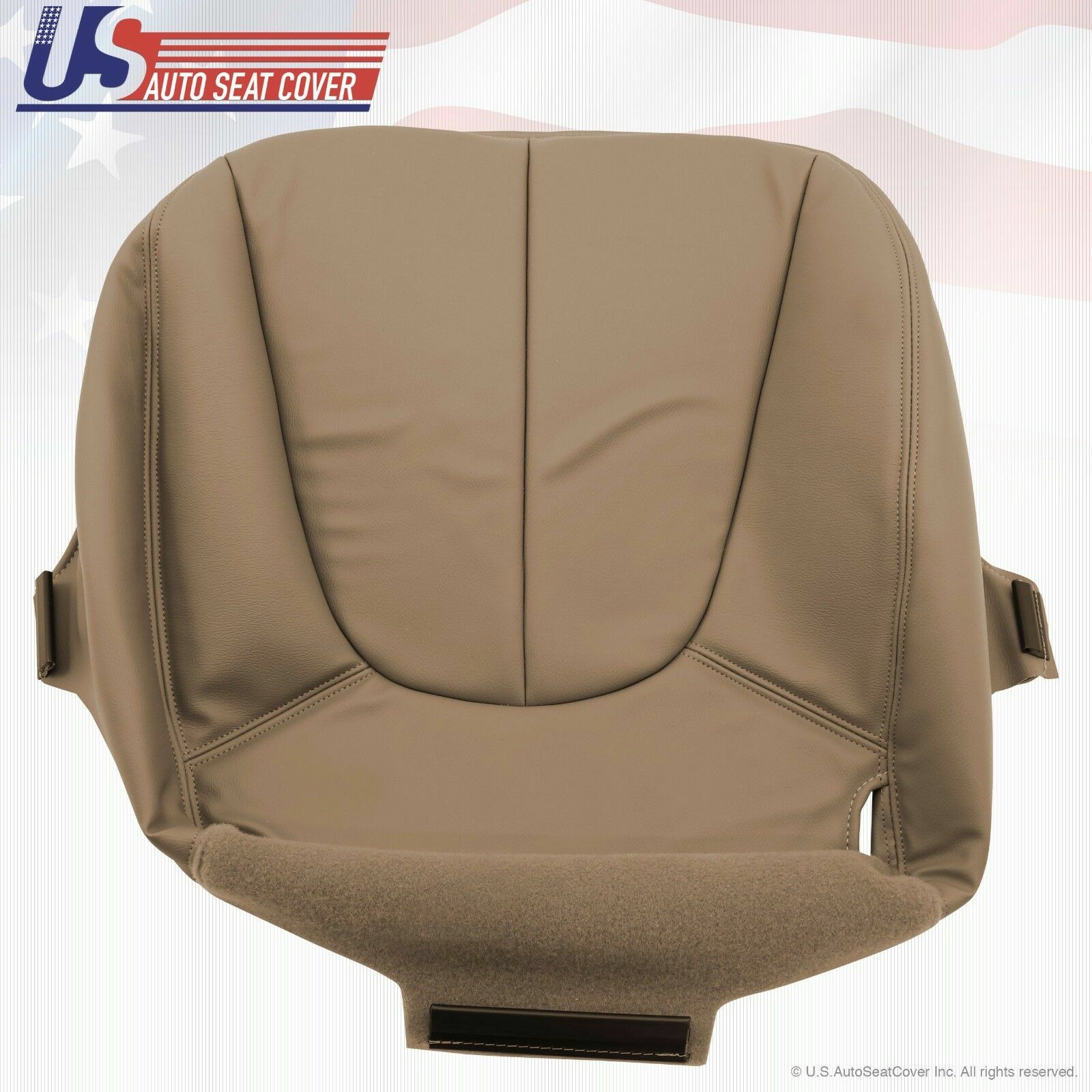2000 to 2002 Ford Expedition Eddie Bauer Passenger Bottom Leather Seat Cover Tan