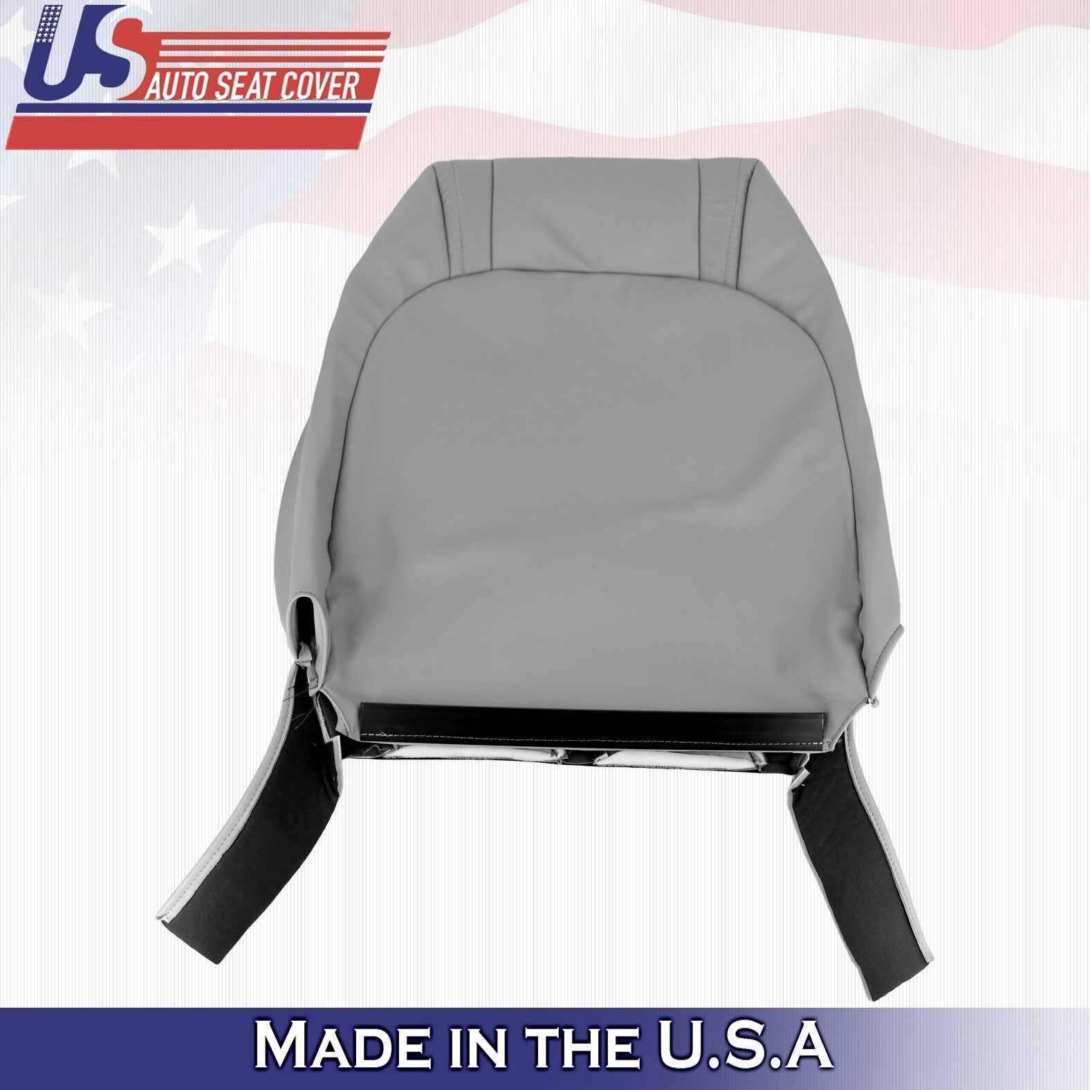2007 For Jeep Grand Cherokee Limited Driver & Passenger Top Leather Covers Gray