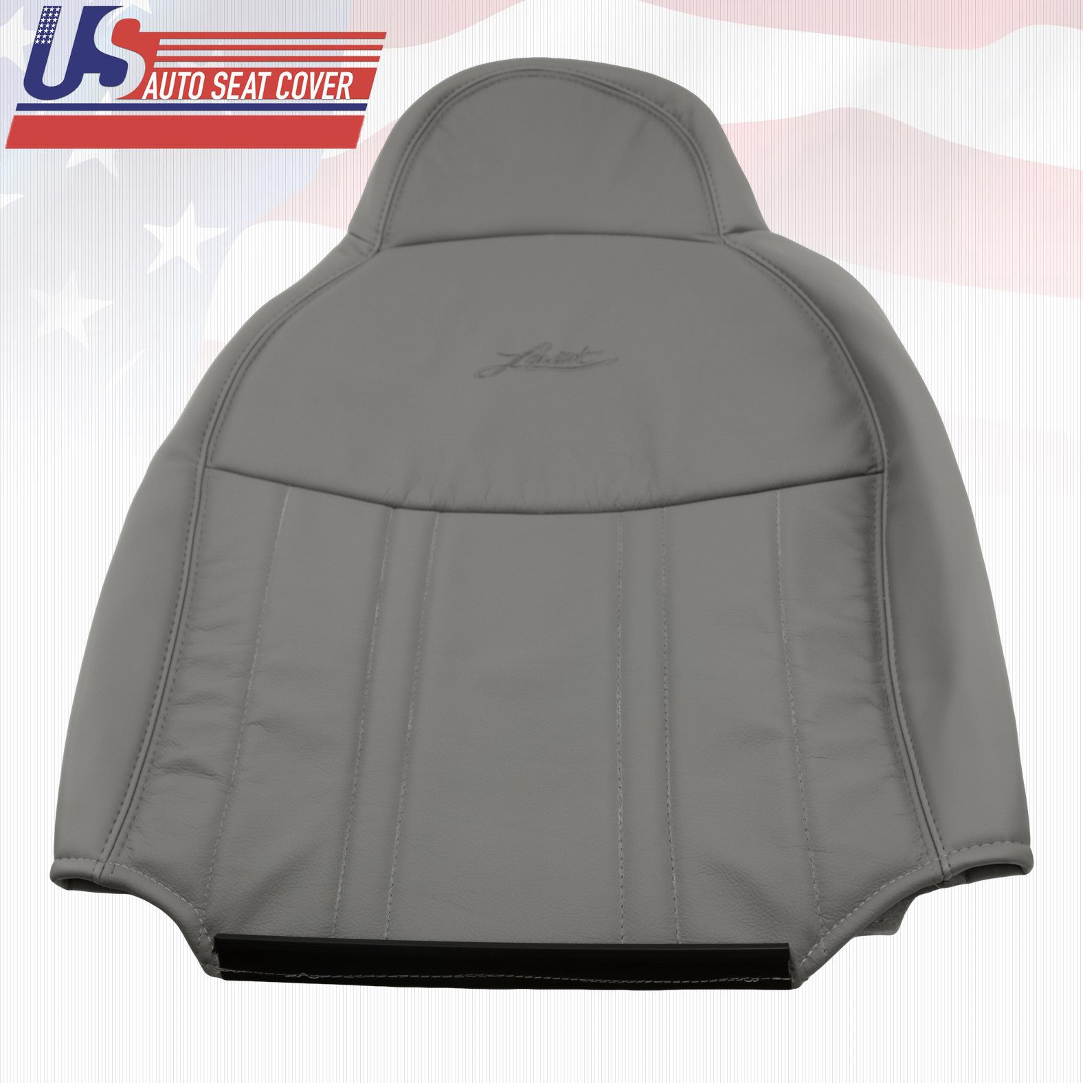 1997 1998 Ford F-150 Lariat Driver Upper Lean Back Leather Seat Med Graphite
