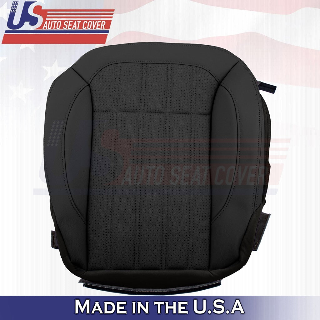 2016-2018 For Mercedes Benz GLE350 400 Passenger Bottom Leather Seat Cover Black