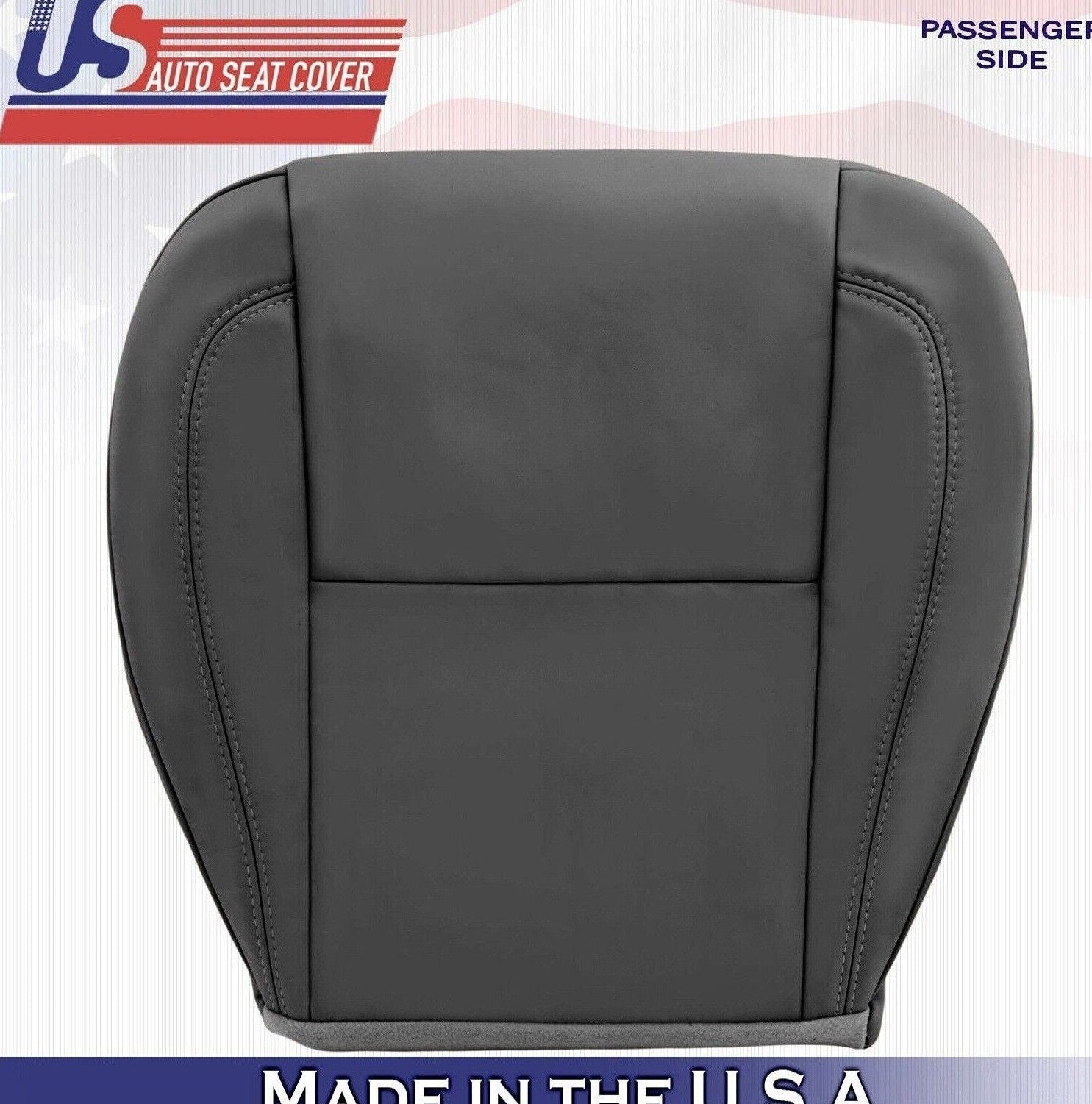 1998 1999 For Lexus GS430 Passenger Side Bottom Synthetic Leather Seat Cover BLK