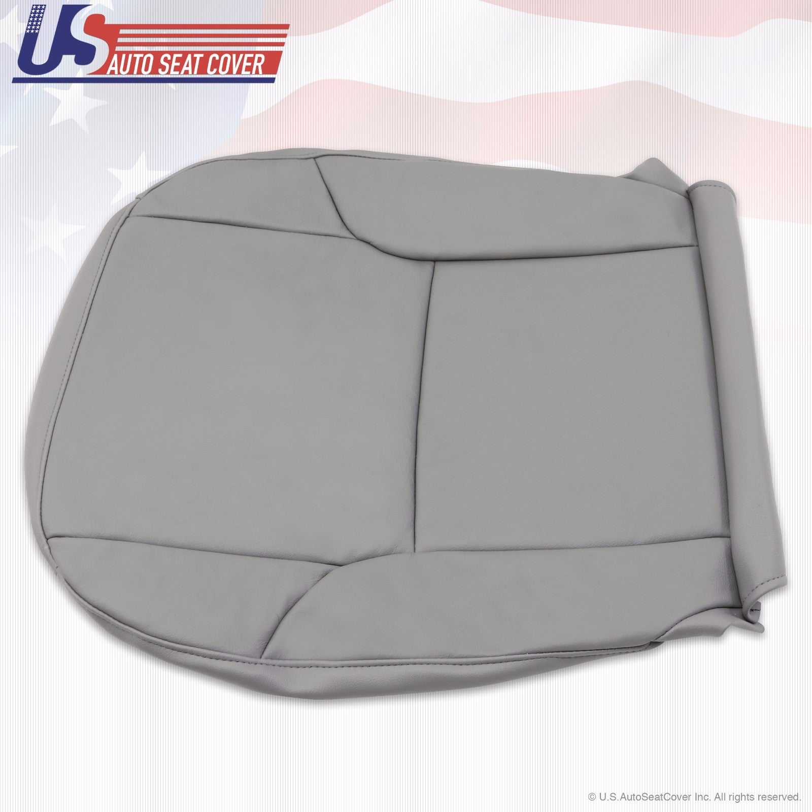 Fits 2003-2009 4Runner Limited Passenger Bottom Vinyl Leather Seat Cover Gray