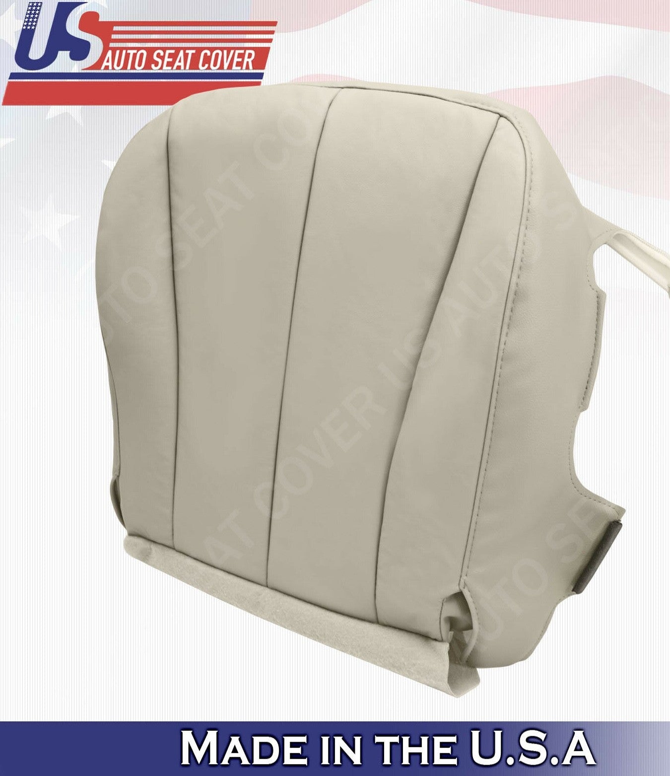 2007 - 2011 For Toyota Camry Passenger Side Bottom Leatherette Seat Cover in Tan