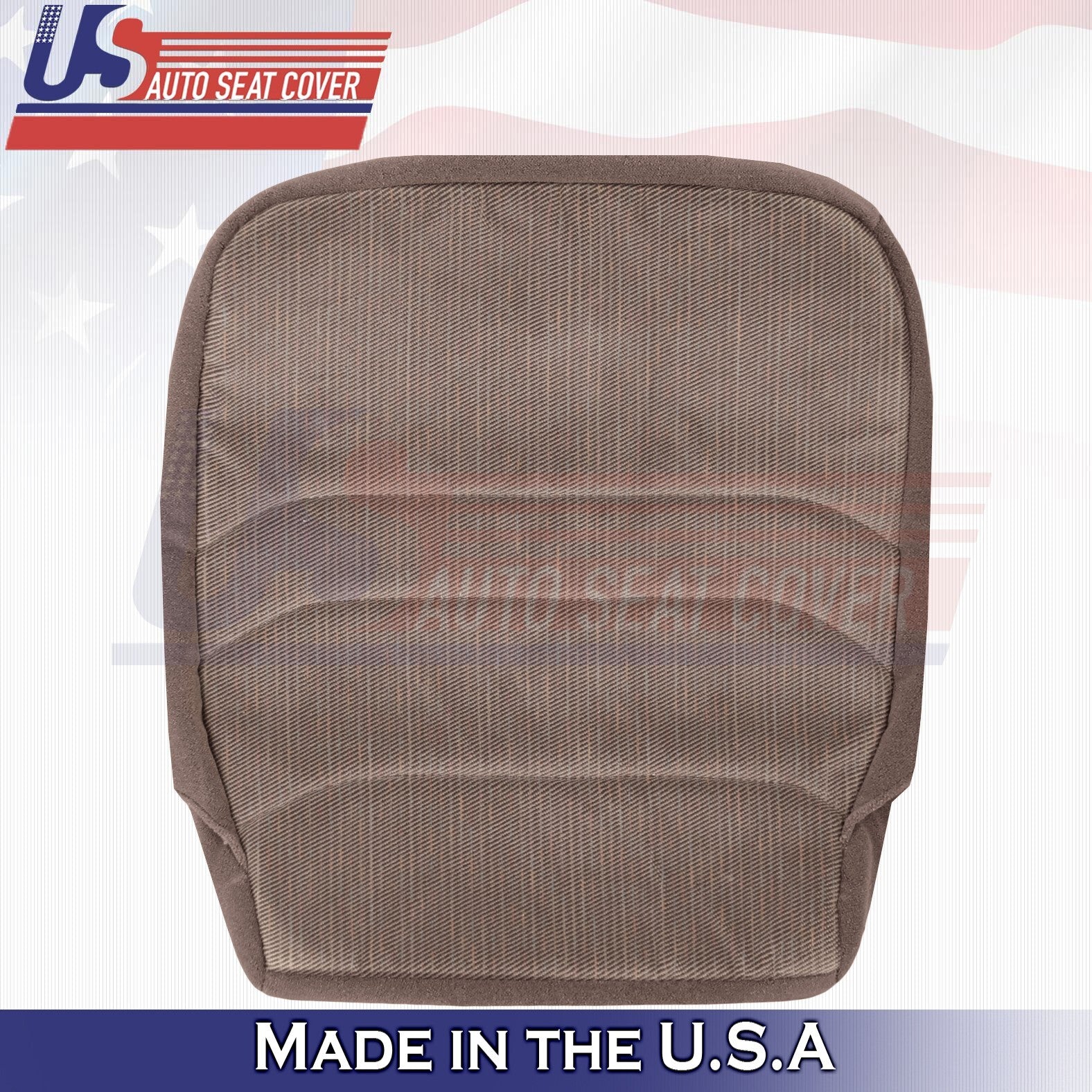 1994 - 1997 FITS Ford F150 XLT Jump Seat Bottom & Top Cloth Cover Mocha Tan