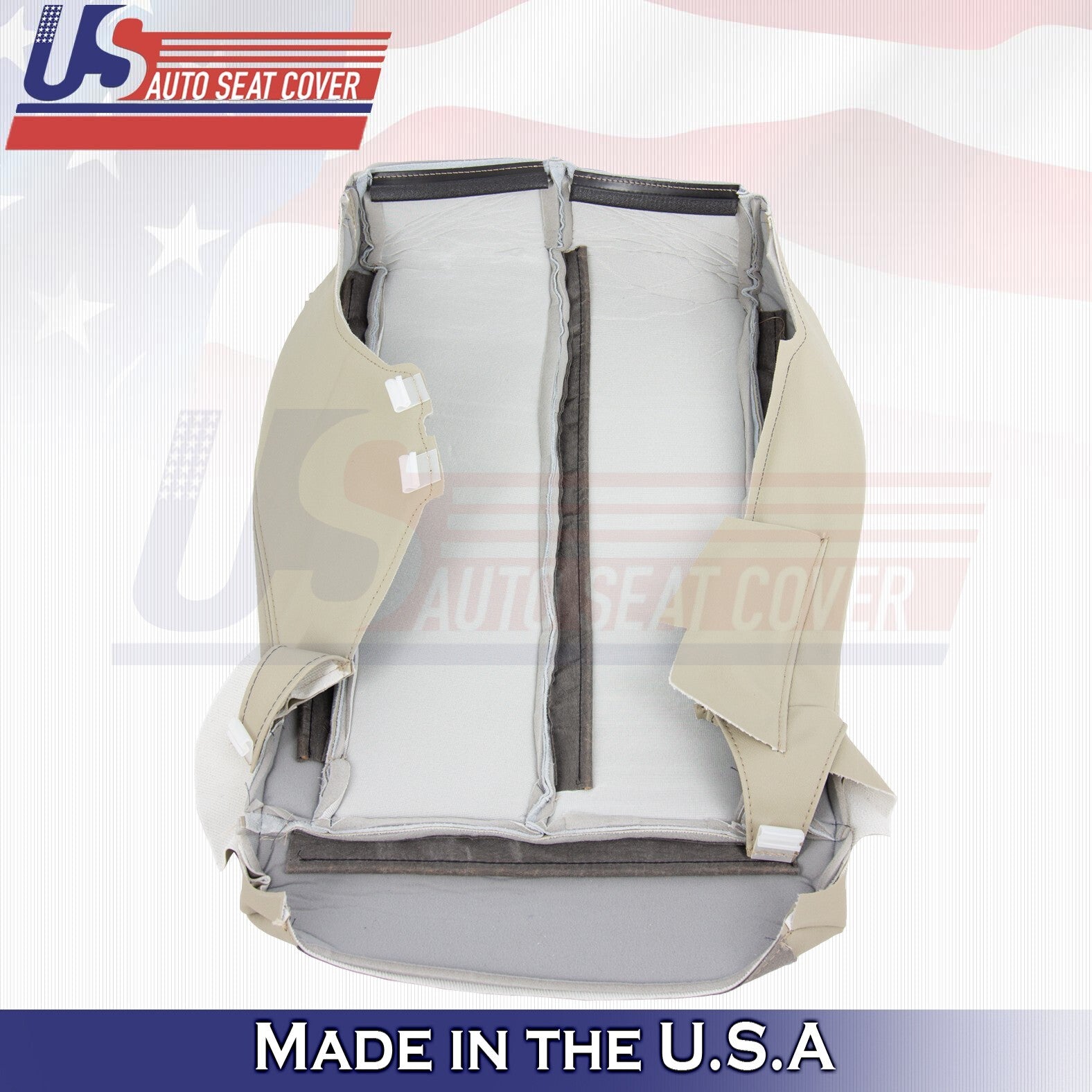 2011 to 2014 Fits Toyota Sienna Driver & Passenger Bottoms Leather Cover Tan
