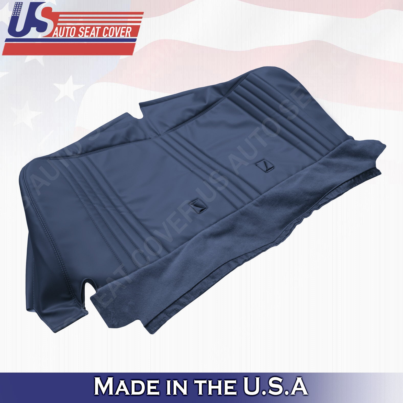 1995-2000 Chevy Silverado Cheyenne Base W/T -Bottom Bench Seat Vinyl Cover Blue