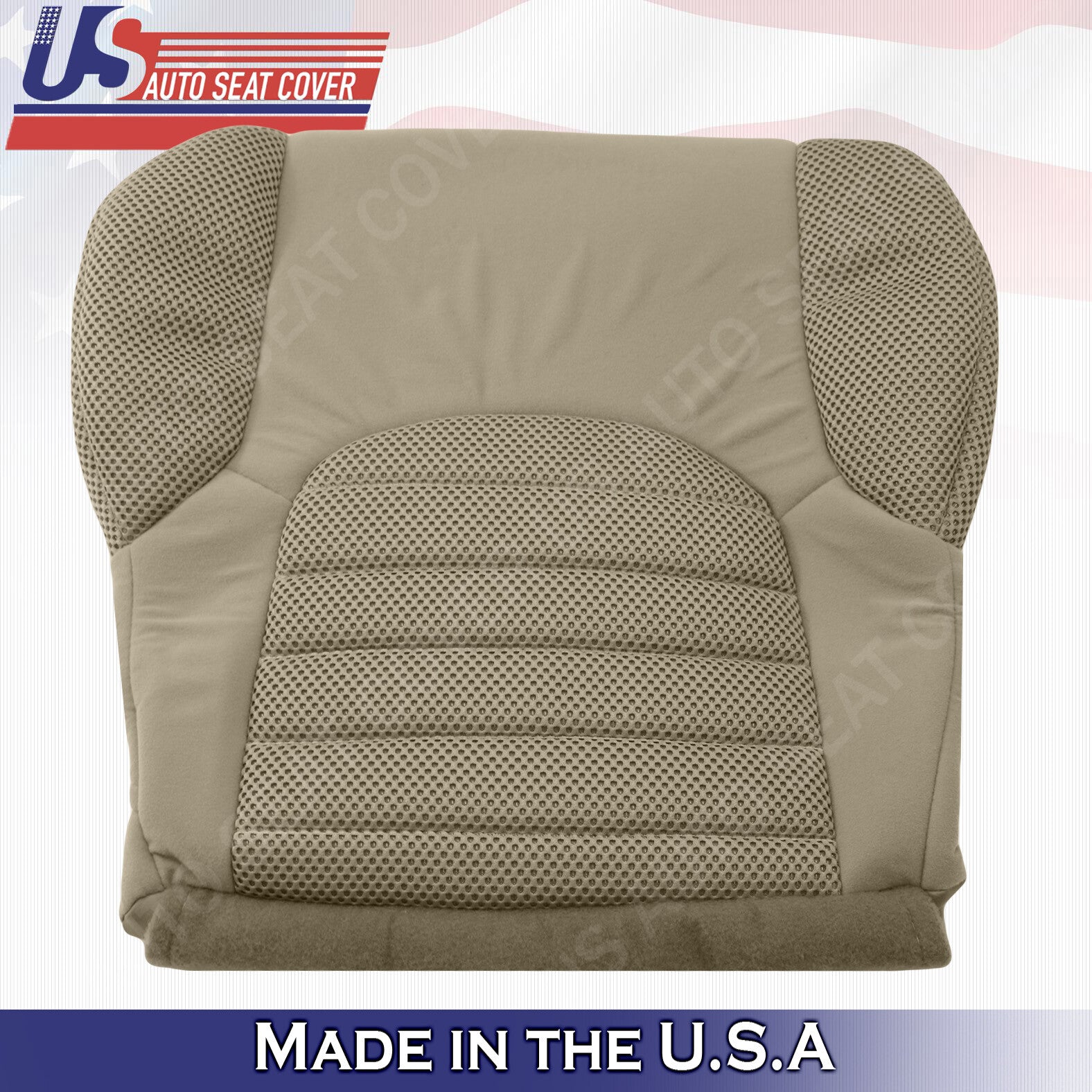 Bottoms Cloth Tan Seat Cover Replacement For 2007 to 2015 Nissan Pathfinder