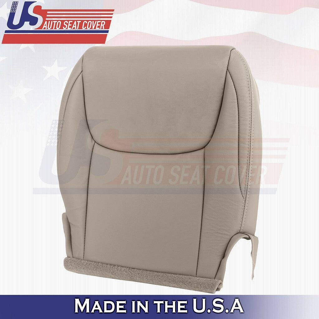 2004 to 2010 Fits Toyota Sienna Driver Bottom Leather Seat Cover Tan