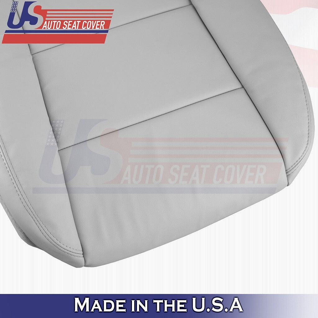 2013 to 2018 Fits Toyota Avalon XLE Driver Bottom Leather Seat Cover Light Gray