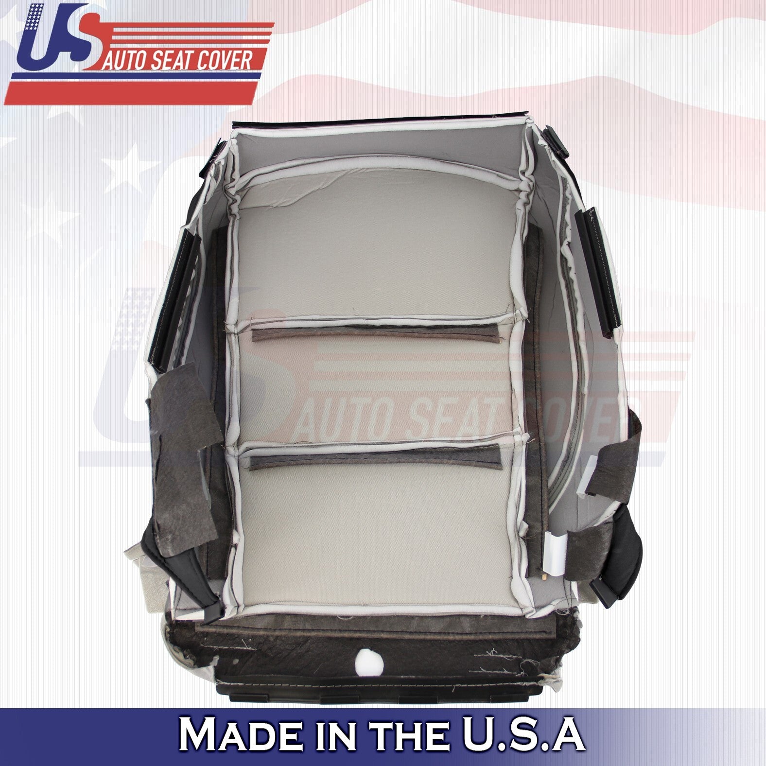 2017 to 2020 Fits Toyota Sienna Driver Bottom Leather Seat Cover Black