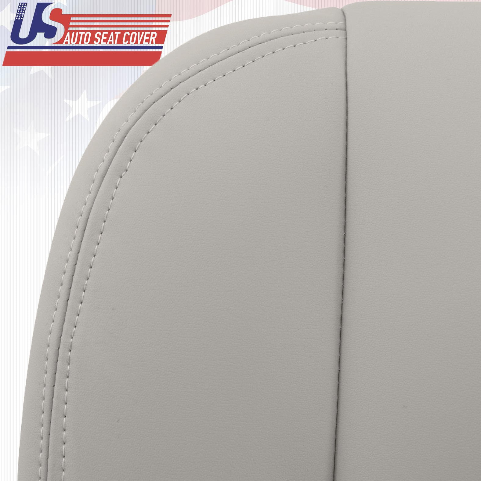 Fit 1999 Lexus RX300 Passenger Bottom Replacement Leather Seat Cover Gray