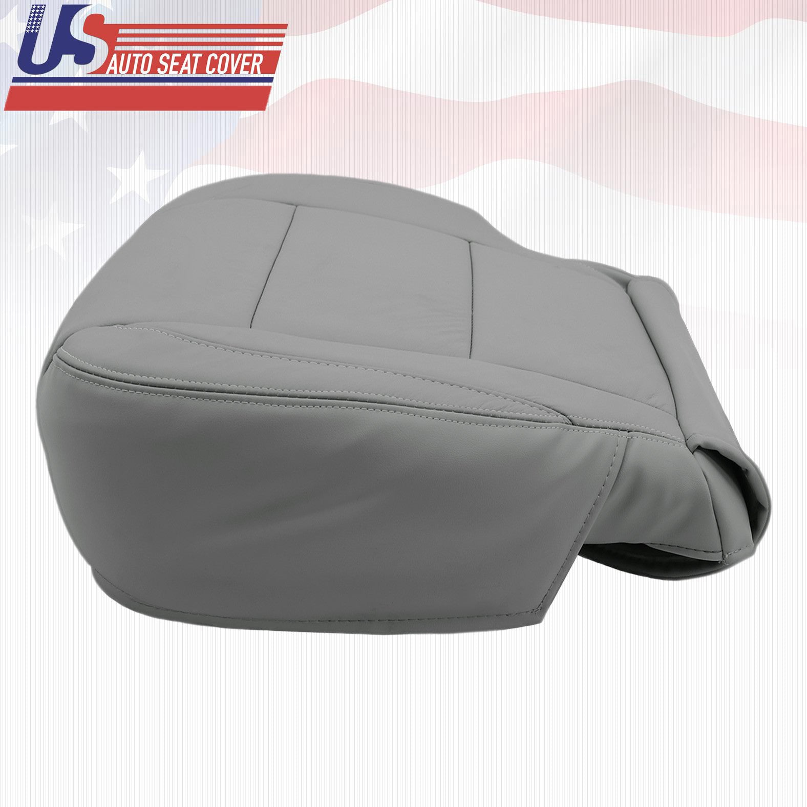 2005-2015 Gray Front Passenger bottom Leather OEM Seat Cover for Nissan Titan SE