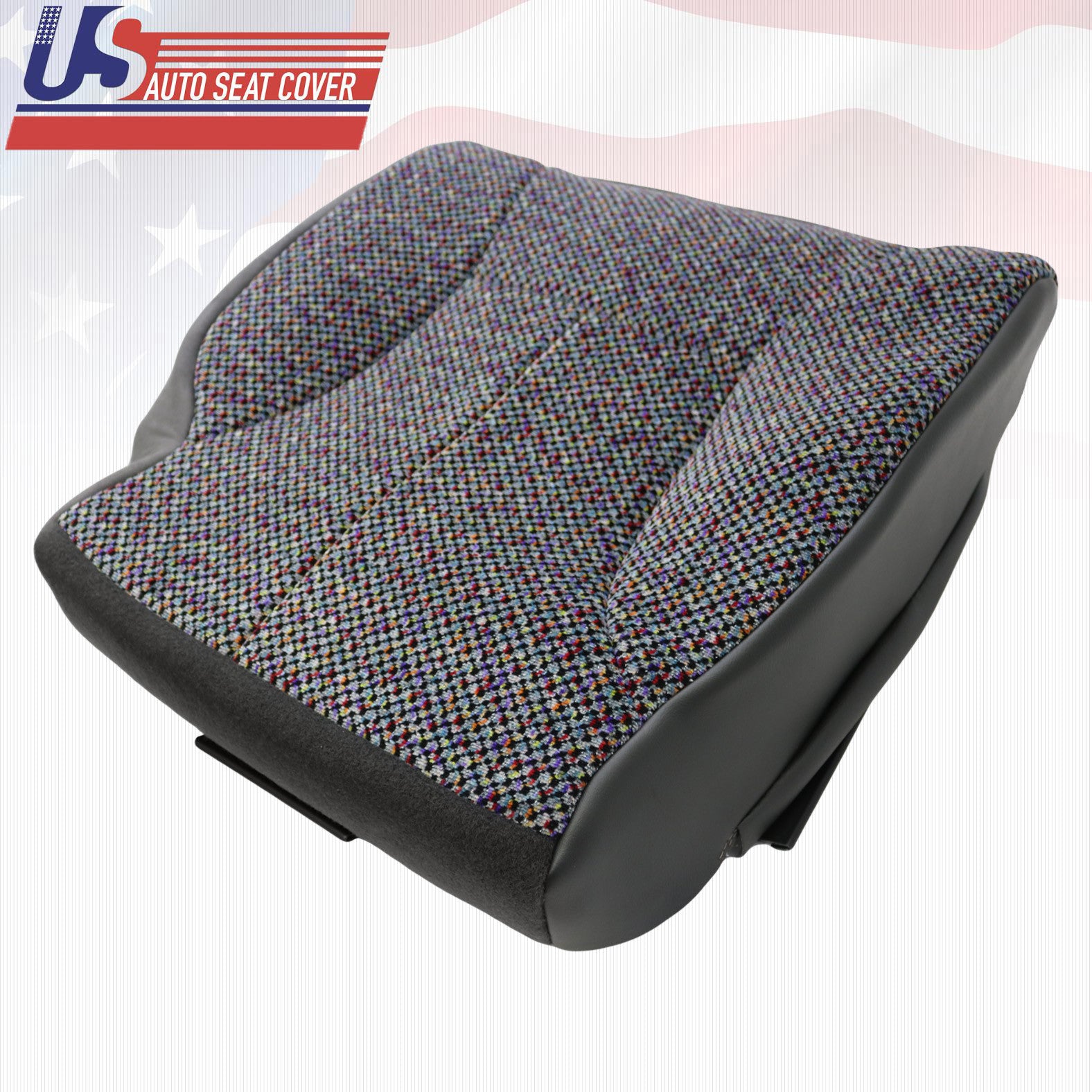 1998 to 2002 Fits Dodge Ram 1500 Slt Driver Bottom Cloth Seat Cover Dark Gray