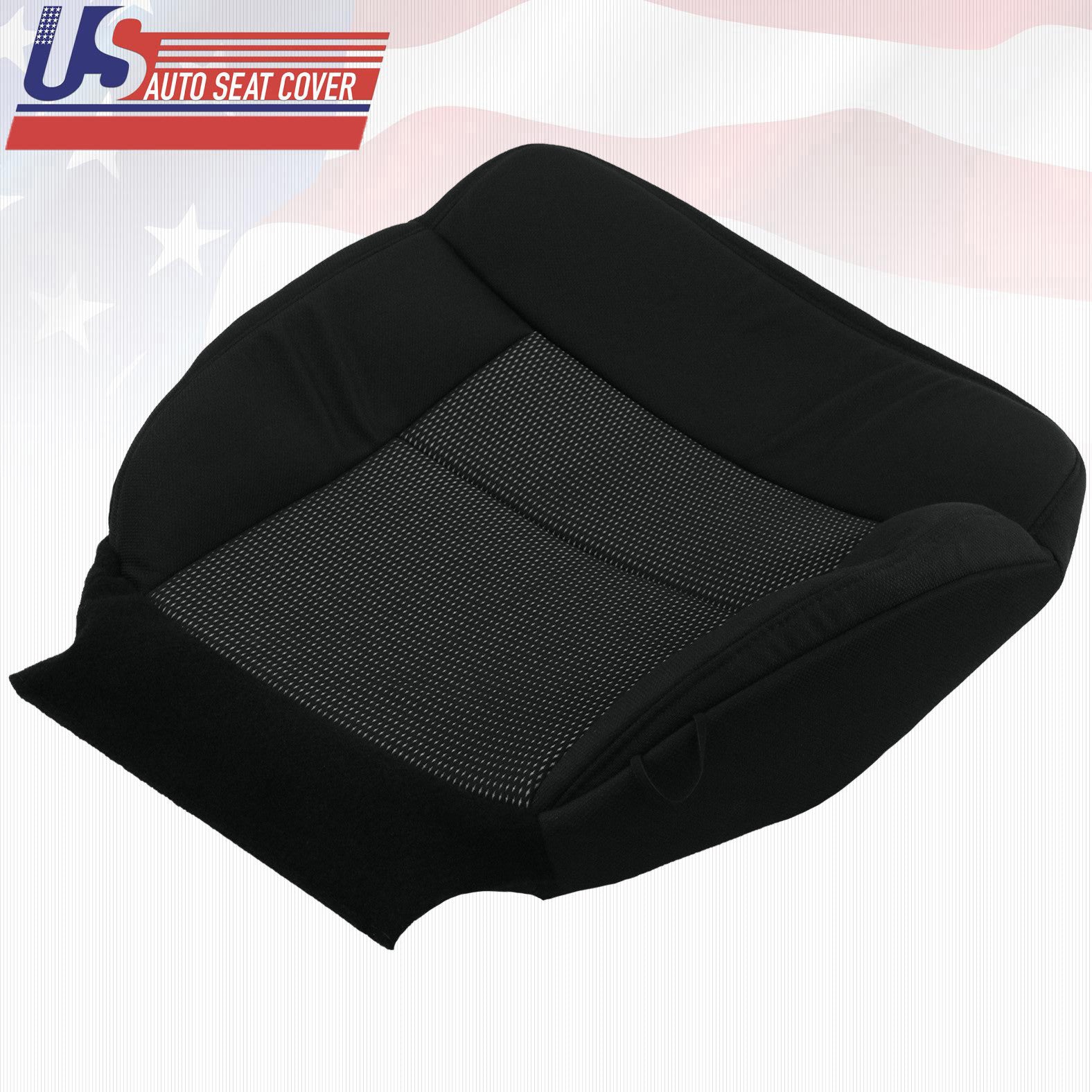2004 2005 2006 Fits Ford F150 Driver Bottom Cloth Replacement Seat Cover Black