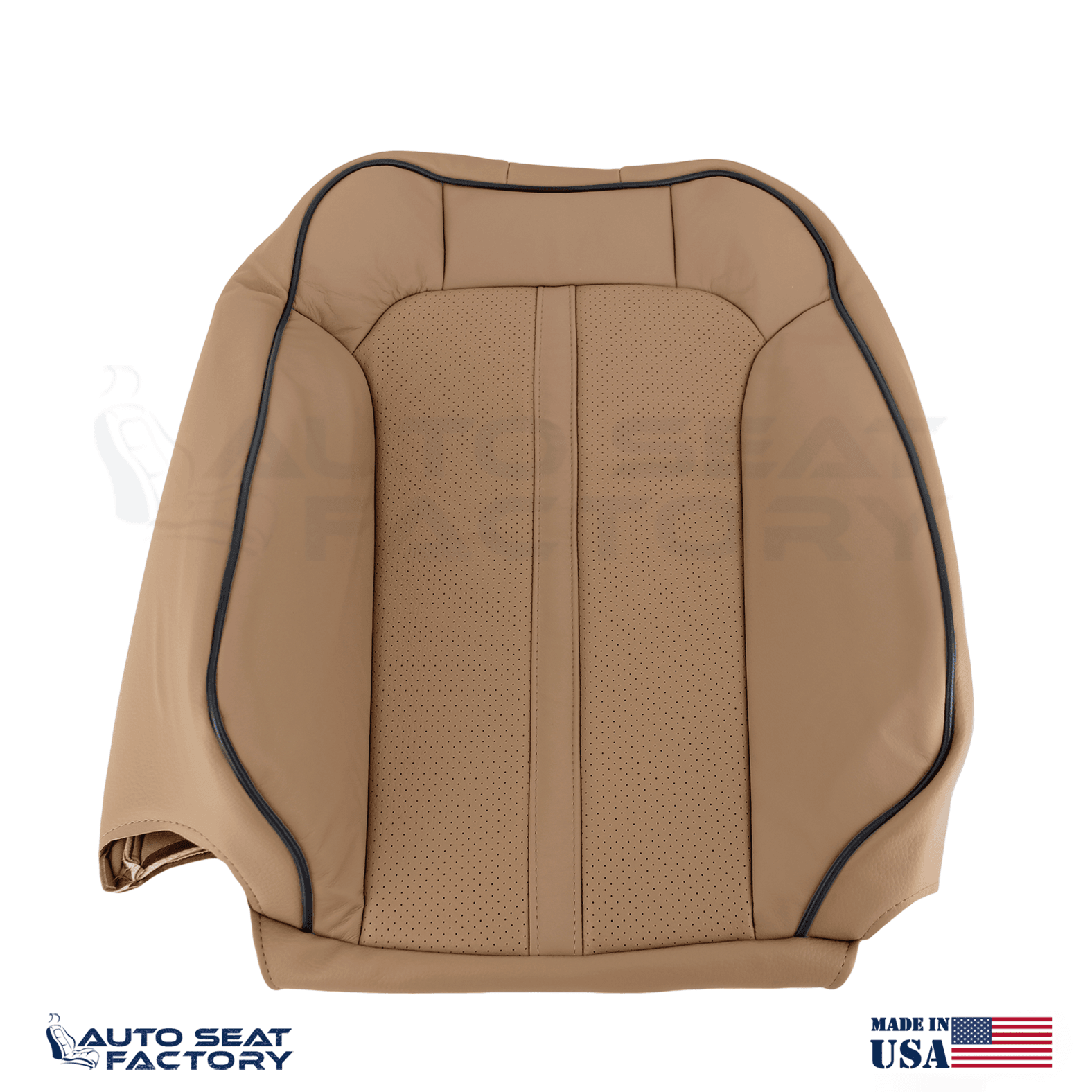 Replacement 2011 -2015 Lincoln MKX Perforated Canyon Vinyl Seat Covers 4PCS