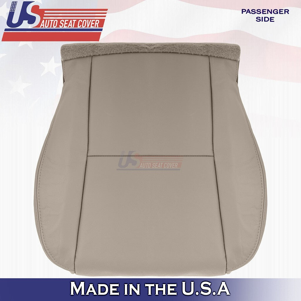 2002-2006 Fits Toyota Camry Driver & Passenger Bottoms Leather Seat Cover Tan