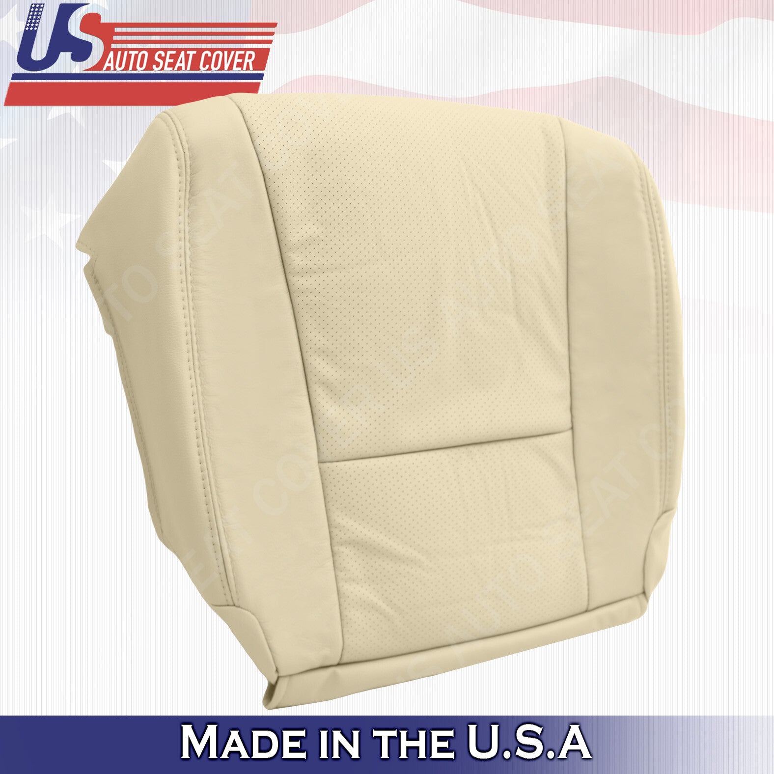 Passenger Bottom Perforated Leather Cover TAN For 2007 2008 2009 Lexus LS460