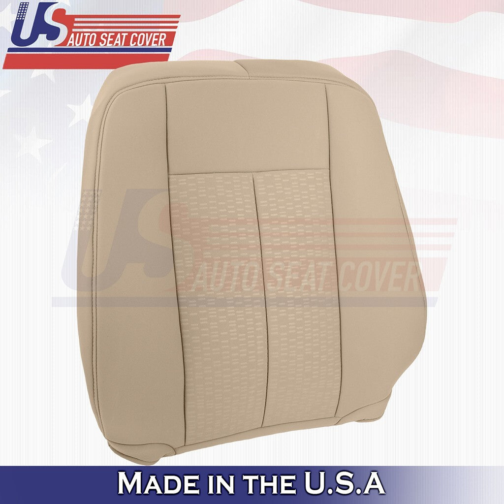 2007 to 2014 Fits Ford Expedition Front Set Tops & Bottoms Cloth Cover Camel Tan
