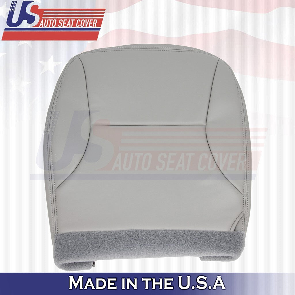 Driver&Passenger Bottoms Leather Seat Covers Gray For 1997 1998 Ford F150 Lariat