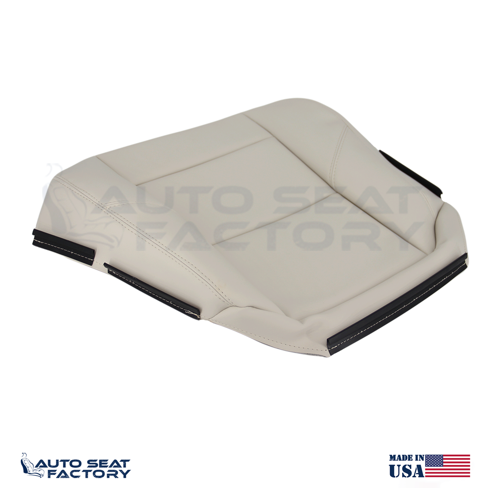 Replacement For 2007 -2010 Volvo C70 Left & Right Bottom Cream Vinyl Seat Covers