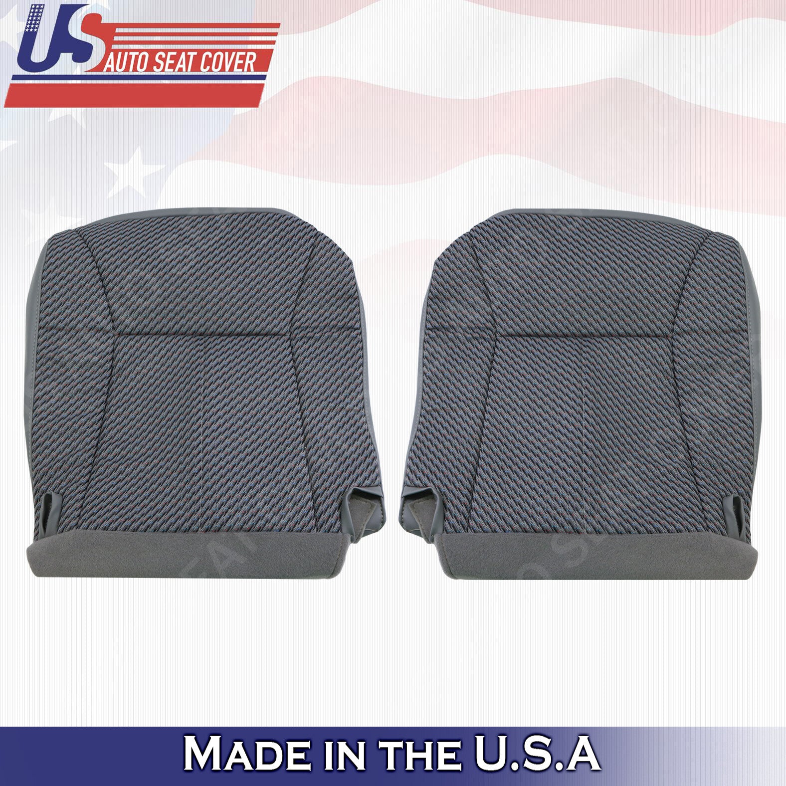 LEFT  RIGHT BOTTOMS seat cover 1998 1999 2000 2001 2002 For Dodge Ram Gray CLOTH