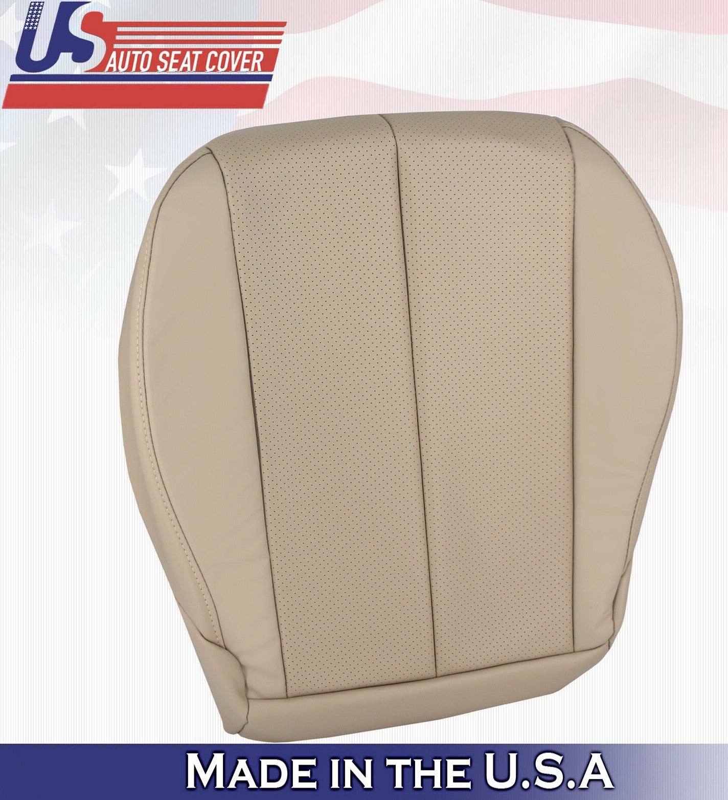 1999 to 2003 For Toyota Camry Solara Passenger Bottom Leatherette Seat Cover Tan