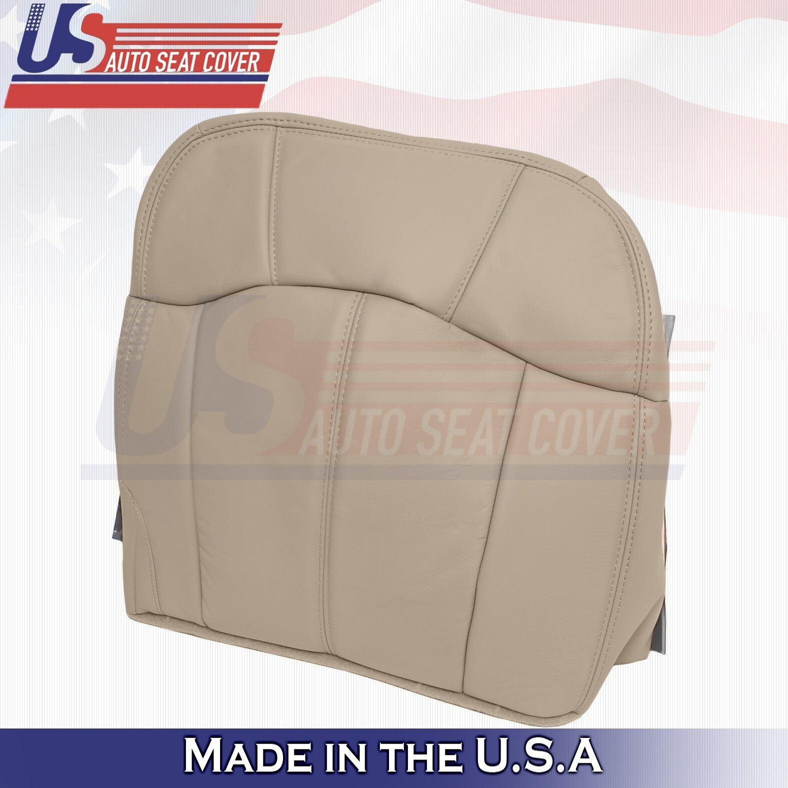 1999 to 2002 For Chevy Tahoe Rear Driver& Passenger Bottoms Leather Covers Tan