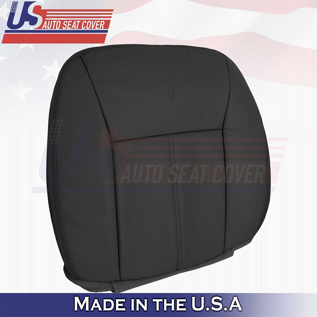 2003 2004 2005 2006 For Lincoln Town Car PASSENGER Top Leather Seat Cover Black